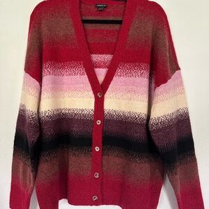 Torrid Vegan Cashmere Cardigan V-Neck Drop Shoulder Sweater